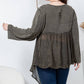 Stonewashed Women Top