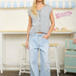 Heather Grey Sleeveless Sweater