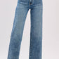 High Rise Slim Wide Jeans