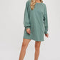 Fern Green French Terry Mini Dress