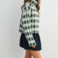 Fall Check Turtleneck Sweater - BMW7532: TAUPE MULTI / S