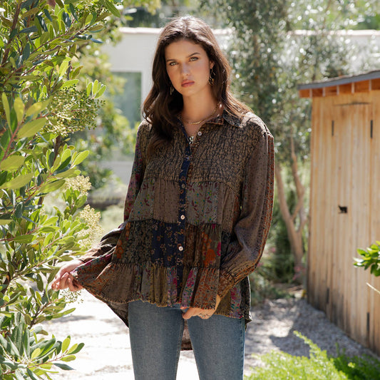 Amber Front Button Longsleeve