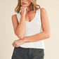 White Knit Tank