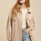 Natural Fleece Shacket
