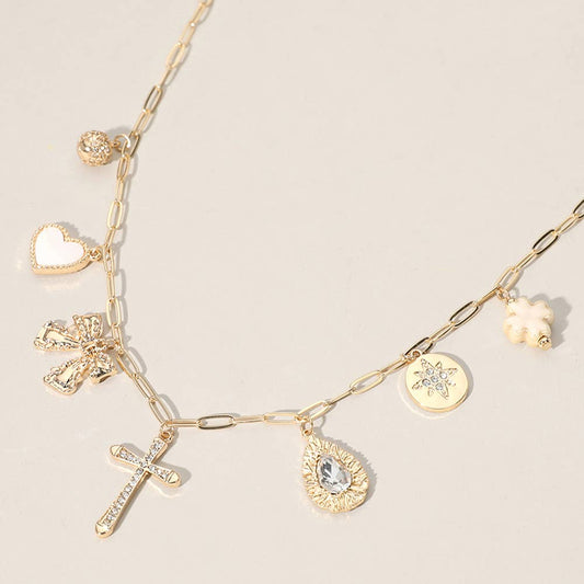 Bow Charm Necklace