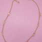 Gold Bow Cutout Necklace