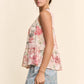 Pink Lace Babydoll Tank