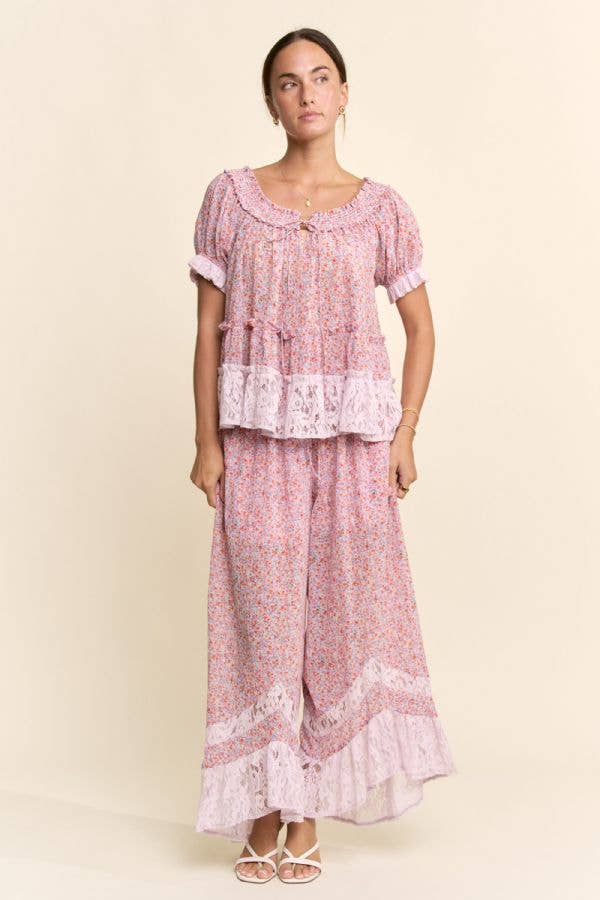 Lilac Lace Set