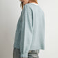 Knot Front Long Sleeve V-Neck Cardigan - BMC7914: TAUPE / M