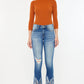 MID RISE ANKLE SKINNY JEANS-KC9169M: MEDIUM / 3/25