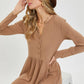 Soft Mocha Mini Dress