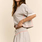 Heather Grey Skort Set