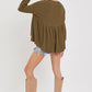 Olive Babydoll Top