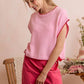 CHRISTMAS RHINESTONE RIBBON TRIM HOLIDAY VELVET MINI SKIRT: PINK / XL