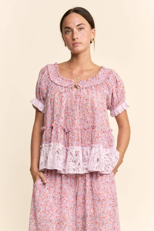 Lilac Lace Set