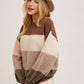 Mocha Colorblock Sweater