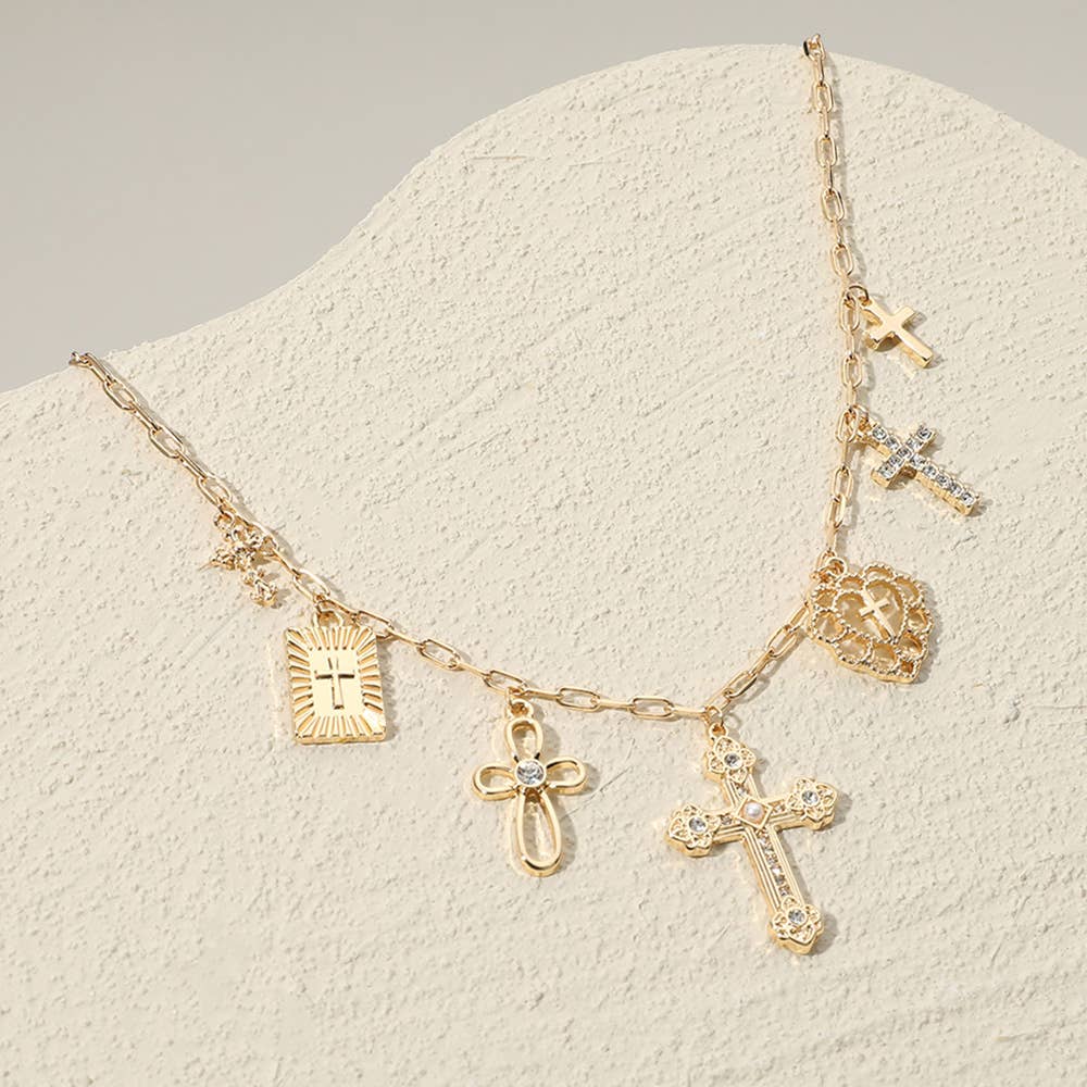 Cross Charm Necklace