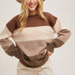 Mocha Colorblock Sweater