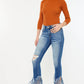 MID RISE ANKLE SKINNY JEANS-KC9169M: MEDIUM / 5/26