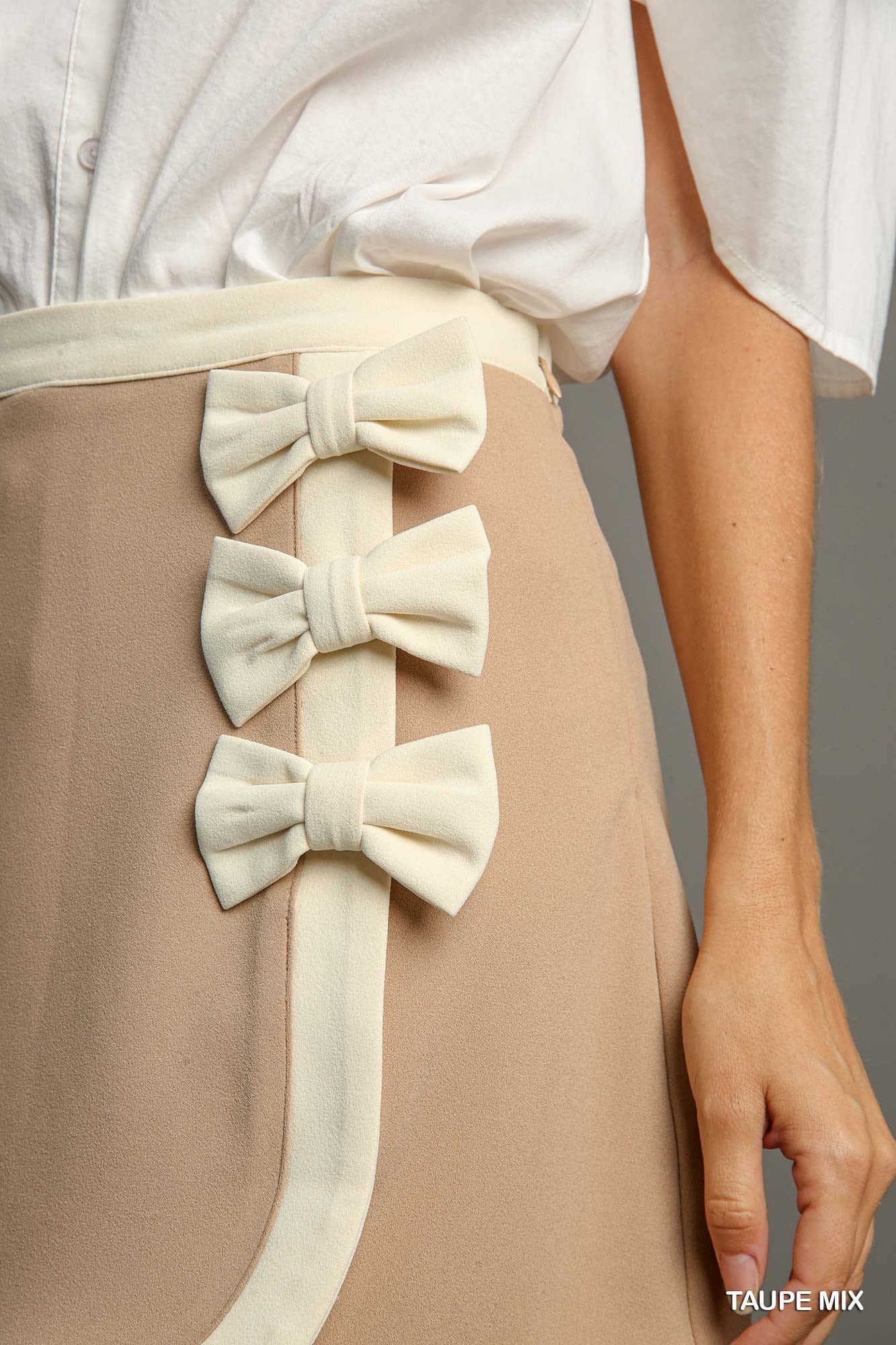 Mini Skirt with Bows