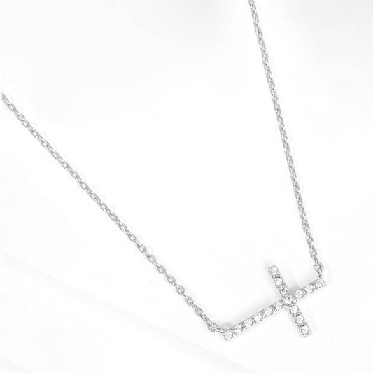 Silver Cross Necklace