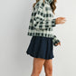 Fall Check Turtleneck Sweater - BMW7532: TAUPE MULTI / S