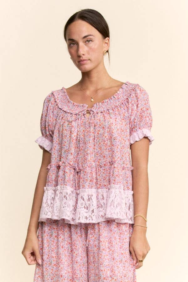 Lilac Lace Set