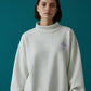 IT2594-CROSS | 'CROSS &JESUS SAVES' Reversible Sweatshirt: Ash grey / S/M-L/XL (3-3)