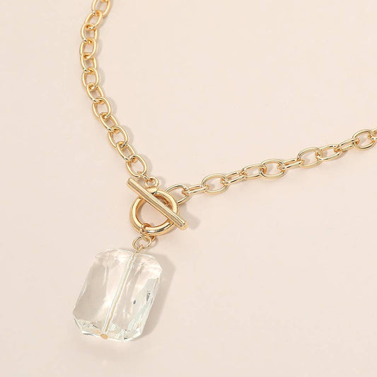 Pendant Toggle Necklace