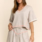 Heather Grey Skort Set