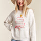 LESW3436- X-MAS TREE ACCENT SWEATER: IVORY / S-M-L(2-2-2)