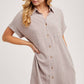 Mushroom Button Up Dress