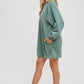 Fern Green French Terry Mini Dress