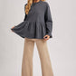Ash Peplum Sweatshirt