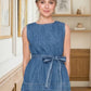 Denim Tie Waist Tank