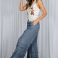 Flared Ruffle Denim