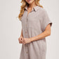 Mushroom Button Up Dress