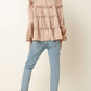 Stone Satin Tier Blouse