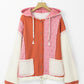 Coral Quilted Hooded Jacket