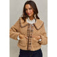 Taupe Sherpa Placket