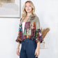 Basil Patchwork Cropped Shrug