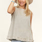Beige Striped Blouse