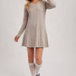 Mushroom Cabel Sweater Dress