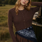 Dark Brown Midi Dress