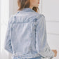 Light Fray Hem Jacket