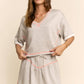 Heather Grey Skort Set