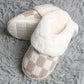 Checkered Slippers