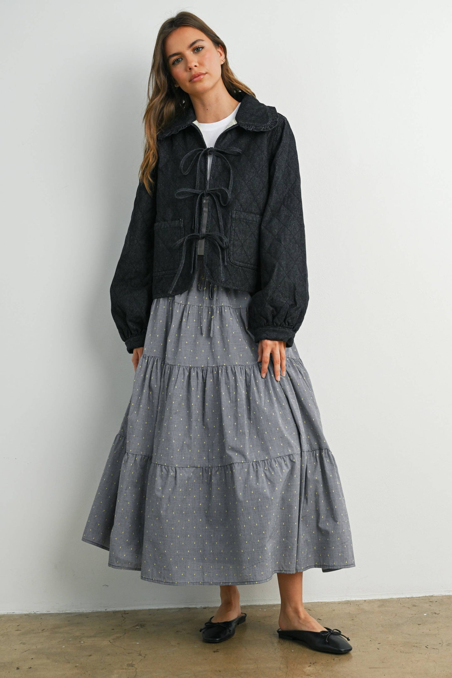 Black Quilted Jacket