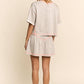 Heather Grey Skort Set