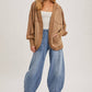 DENIM MID-WAIST DRAWSTRINGS BARREL JEANS: LT.WASH / S